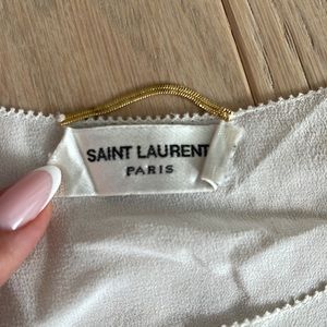 Saint Laurent 100% silk cami work just once size small